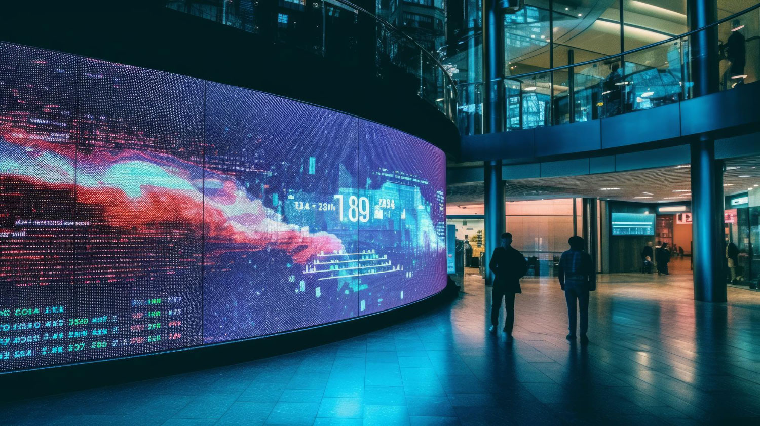 Billboard Bling: Tailor-Made Digital Skyline Sparklers